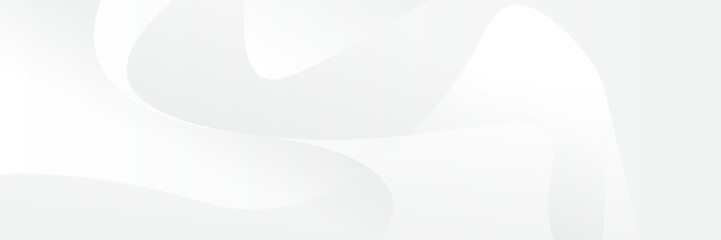 Wall Mural - abstract white geometric banner design background.