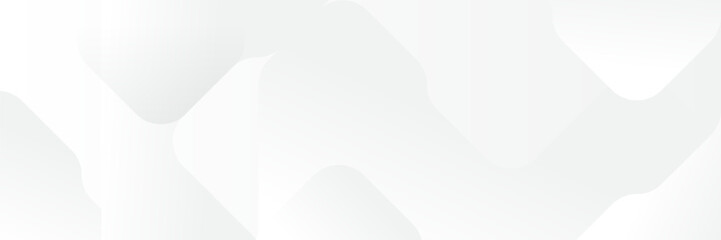 Wall Mural - abstract white geometric banner design background.
