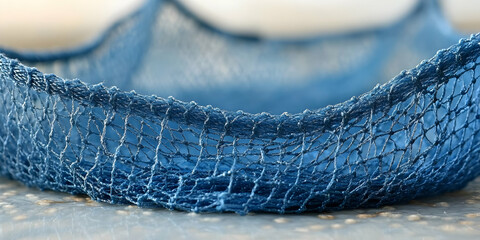 Blue Netting Abstract Background Image