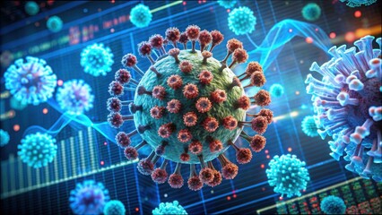 Poster - Detailed Visualization of Norovirus Genome in Scientific Display