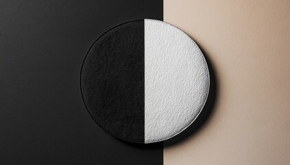 Poster - Circular, contrasting halves