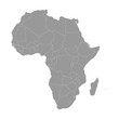 © Amir - Grey Africa continent silhouette map