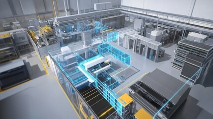 Poster - Advanced AI-driven production systems in a smart factory.