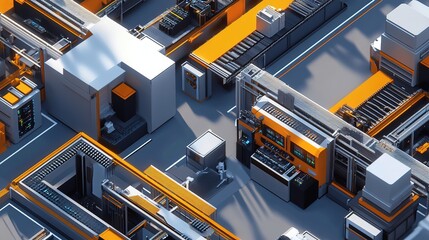 Poster - Fully automated mass production of consumer electronics.