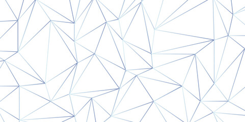 Leinwandbilder - Abstract low poly geometric triangle grid background. Mockup isolated on white background. Retro of geometric shapes. Stock vector technology graphic web design wallpaper template, vector illustration