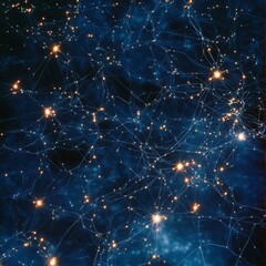 Poster - Complex Neural Network Abstract: Deep Blue Interconnections with Golden Nodes, Mimicking Brain Structure and Connectivity