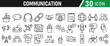 © MdMohiuddin - Communication icons set. Discussion, speech bubble icon vector illustration for web