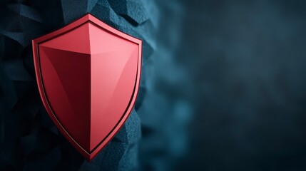 Poster - Modern Cyber Shield Symbolizing Security and Protection in Technology and Blockchain Environments