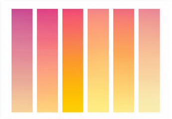 Wall Mural - Soft Gradient Background with Blurred Edges – A Blend of Warm and Cool Tones Including Orange, Yellow, Pink, Green, and Blue for Elegant Digital Art, Web Design, and Aesthetic Visuals