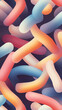 © TP71 - Twisted colorful tubes overlap in soft lighting for a dynamic and artistic wallpaper ideal for mobile backgrounds.