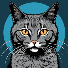 Naklejka na meble vector cat for design needs