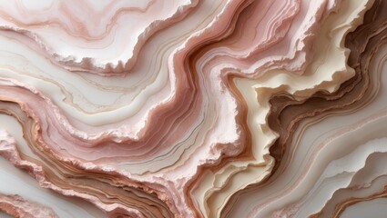 Poster - Pink Brown Onyx Marble Texture Background, High Resolution Light Onyx Marble Surface Used For Abstract Interior Decoration And Ceramic Wall Tiles And Flooring.