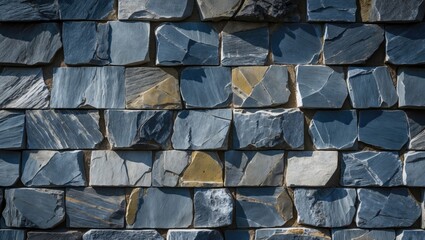 Poster - Pattern of decorative stone wall