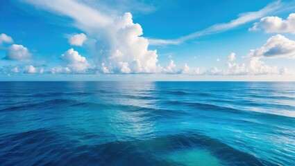 Poster - Ideal sky and ocean water