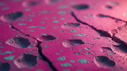 Poster - Textured background of a pink cement floor.