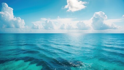 Poster - perfect sky and ocean water
