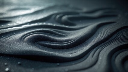 Poster - Close-up of sand texture. Wet and dirty sand. Blurry pattern image. Abstract background of nature.