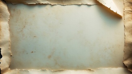Poster - Vintage paper background isolated on a white surface.