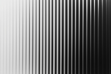 Poster - Vertical Stripes Gradient From White to Black Creating an Abstract Background