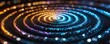 © tanapat - Dynamic cosmic swirls abstract universe graphic art vibrant colors close-up view energy and motion