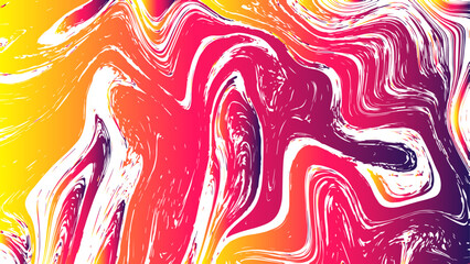 Aufkleber - Abstract Colorful gradient Liquefy Marbleized Stripes With marble ink texture. Ash Marbleized Stripes With Colorful splash of paint. Gradient Hydro painting liquid design. Modern design with military 