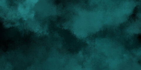 Wall Mural - abstract cloud and vapor texture background. Black and blue smoke aquarelle smudge illustration smooth grungy smokey light pastel colors ink glow. Teal color powder explosion .	
