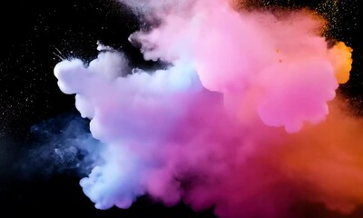 Wall Mural - abstract smoke background