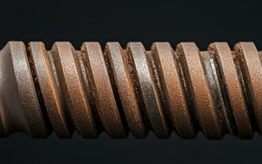 Poster - Rusty Metal Spiral Close-Up