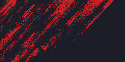 Wall Mural - Latest luxury orange, red and black grunge brush abstract vector design