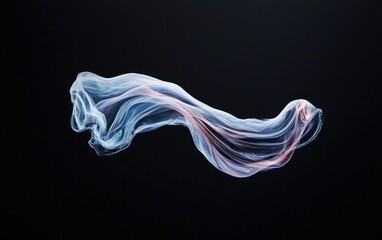 Fototapete - Abstract Glowing Particle Wave
