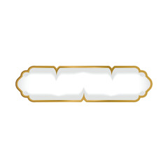 Aufkleber - Islamic frame element graphic or clipart concept