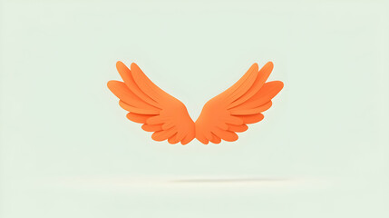 Poster - Comic Style Envelope with Flapping Wings Symbol for Creative Projects