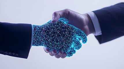 Poster - Digital Hands Shaking in a Futuristic Networked Environment