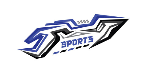 Aufkleber - Automotive decal vinyl sticker sports decoration vector