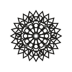 Aufkleber - Islamic decorative ornament graphic element art
