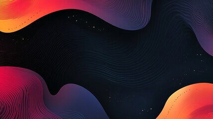 Poster - Modern abstract black gradient background featuring smooth transitions and minimalist design for sleek digital art, elegant website backdrops, and contemporary graphic projects

