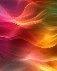 Poster - Abstract vibrant background with flowing waves of light and color creating a dynamic and energetic visual experience