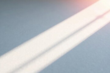 Wall Mural - Soft, diffused light illuminating white surface, skincare, diffused, cosmetic