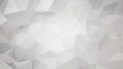Poster - A simple geometric pattern featuring multiple triangles on a white background