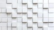 © Ganesha88 - Interior design focus abstract white ceramic mosaic tile wall texture in modern aesthetics
