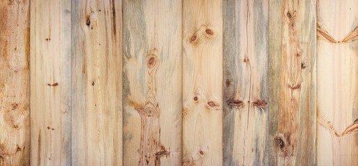 Poster - Raw pine planks texture background. Wood pattern.
