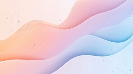 Fototapete - Minimalistic background with soft gradients of pastel colors and abstract shapes. 5