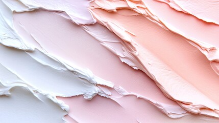 Poster - Abstract Artistic Texture of Soft Pastel Colors on Canvas Surface