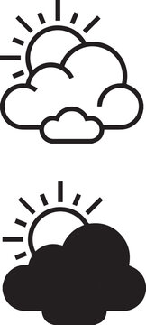  black and white cloud icon