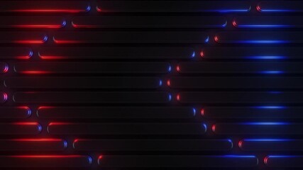 Wall Mural - This stock motion graphics video includes a clip of a Colorful Light Structure