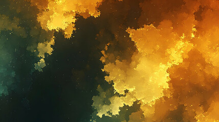 Poster - abstract artwork composed of color and textured shapes