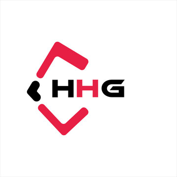 HHG creative minimalist letter logo. HHG unique vector initials alphabet letter logo design