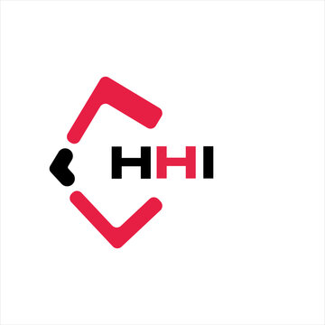 HHI creative minimalist letter logo. HHI unique vector initials alphabet letter logo design