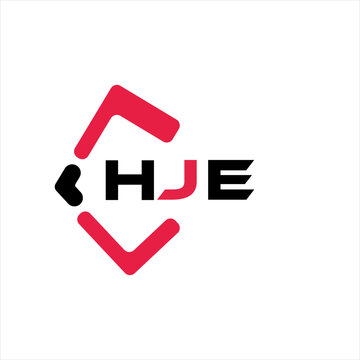 HJE creative minimalist letter logo. HJE unique vector initials alphabet letter logo design