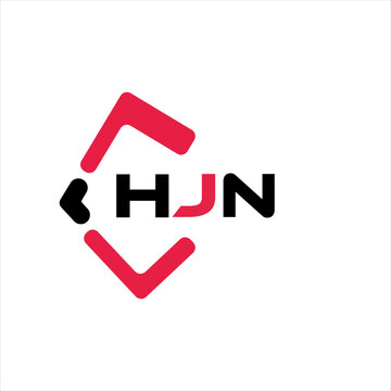 HJN creative minimalist letter logo. HJN unique vector initials alphabet letter logo design